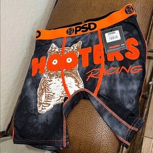Brand New Rare PSD Hooters Racing Cool 😎 Underwear  Boxers Brief Wear your life!